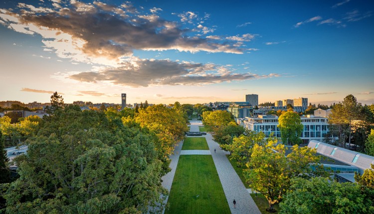 Aerial image of UBC Vancouver campus